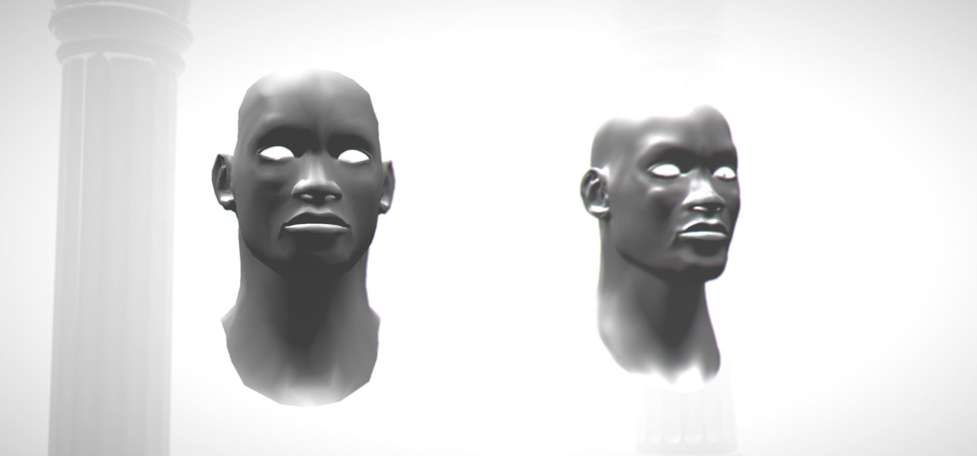 Low High Head 3D Model