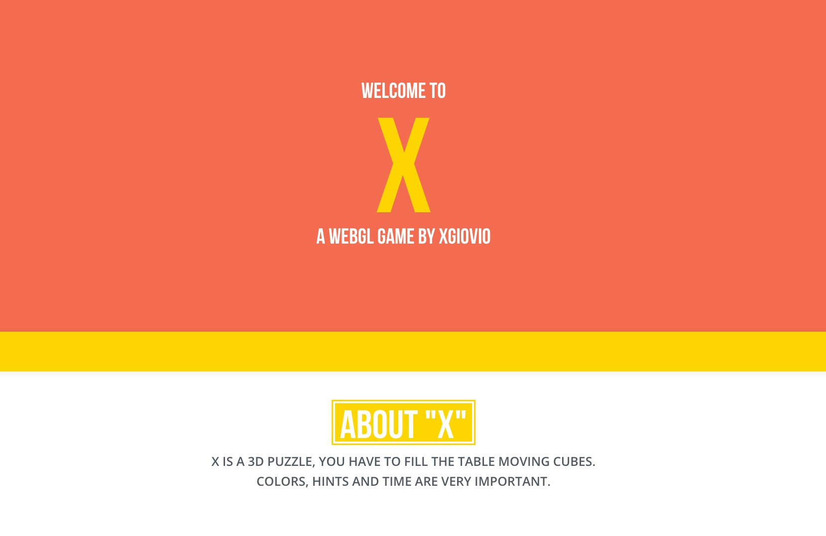 Project X WebGL Game